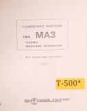 Tsugami-Tsugami 2M and 00M, Tool Design Edition, Operations Manual-00M-2M-03